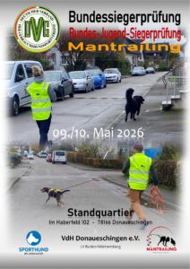 Bundessiegerprüfung Mantrailing (PO-DVG) 2026