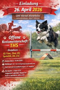 offene Kreismeisterschaft THS am 26.04 bei, GHV Hörstel-Altenrheine